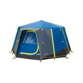 Coleman OctaGo - Tienda de Campaña para 3 Personas, Estructura Rígida, 7.5 m², Impermeable (2m), Incluye Funda de Transporte