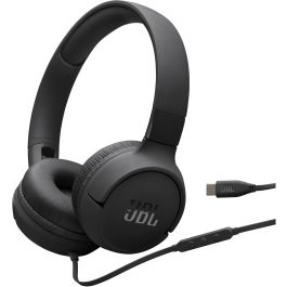 JBL Tune 520C Auriculares On-Ear con Cable USB-C, Diadema Plegable, Supraaurales, Micrófono Integrado, Negro Precio: 54.49999962. SKU: B1BDYCYZNH