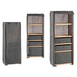 Estantería de Tela con 3 Cajones Gris Kipit 28x113x42 cm - Madera (3 Unidades) Precio: 150.99000004. SKU: S3609837