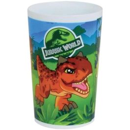 Fun House 006322 Juego de Vajilla Infantil Jurassic con Vaso, Plato Hondo, Plato Llano, Cubiertos, Botella y Caja para Merienda