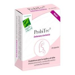 CIEN POR CIEN NATURAL Probitec Embarazo y Lactancia Basic 30 Cápsulas Precio: 16.7899996. SKU: B124Y6BB8M