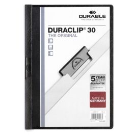 Durable Carpeta Dossier Pinza Duraclip 30 Negro A4 -25U- Durable Carpeta Dossier Pinza Duraclip 30 Negro A4 -25U- Precio: 32.49999984. SKU: S8404300