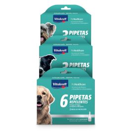 Vitakraft Pipeta Perro Biocida S-3pip, Repelente Natural Pulgas Garrapatas Mosquitos, Extracto Neem, 3 Dosis Precio: 10.89. SKU: B1CWEB39HG