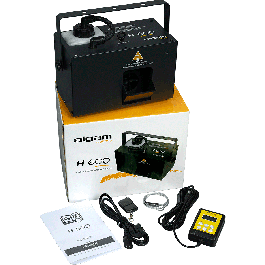 Algamlight Máquina de Niebla 600W, Salida 250m³/min, Depósito 1.2L, con DMX y Mando a Distancia HF para Interiores