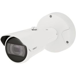 Hanwha Techwin XNO-C7083R Cámara IP 4MP AI IR Exterior Bala Resistente IP67 IK10 WDR 120dB Visión Nocturna 40m