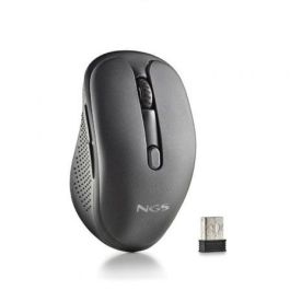 Ratón Inalámbrico NGS Evo Rust/ Batería recargable/ Hasta 1600 DPI/ Negro Ratón Inalámbrico NGS Evo Rust/ Batería recargable/ Hasta 1600 DPI/ Negro