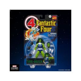 Hasbro Marvel Legends Series Retro Figura She-Hulk 15 cm con 20 puntos de articulación y accesorios 4 Fantásticos Coleccionable PVC Precio: 27.69000058. SKU: B155CPTYPS