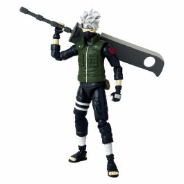 Figura Anime Heroes - Bandai - Naruto Shippuden - Kakashi Hatake (Cuarta Gran Guerra Ninja) - 17 cm