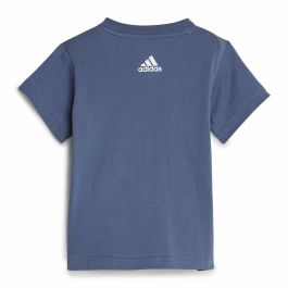 Conjunto Deportivo para Bebé Adidas I Lin Co Set Infantil Azul Gris Multicolor
