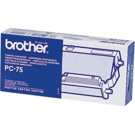 Brother PC75 A4 144 Cinta Térmica de Transferencia para Fax, Compatible con FAX-T104 y FAX-T106