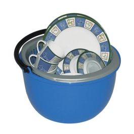 Cubo Redondo Multipropósito de Plástico Alimentario Resistente 14L, 35cm Diámetro Cubo Redondo Multipropósito de Plástico Alimentario Resistente 14L, 35cm Diámetro