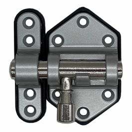 Cerrojo de seguridad EDM 85533 Plateado 50 mm Metal