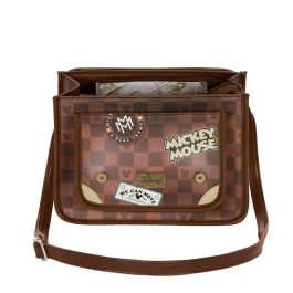 Bolso-Mochila Satchel Journey Disney Mickey Mouse Marrón