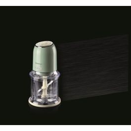 Ariete 438/04 Picadora Vintage Verde 400 W, 4 Cuchillas Acero Inoxidable, 2 Velocidades