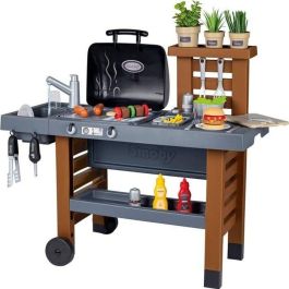 Smoby - Garden Kitchen - Cocina Exterior Evolutiva - Parrilla Con Llamas Mágicas Retráctiles - 40 Accesorios Precio: 104.49999956. SKU: B1BHP4FNT9