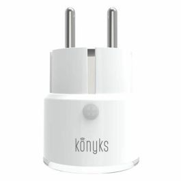 Konyks Priska Mini 3 FR - Enchufe Inteligente WiFi Compacto 10A Tipo FR con Medidor de Consumo Energético en Tiempo Real