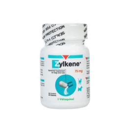Vetoquinol Zylkene 75 mg 30 Cápsulas Tranquilizante Natural para Perros y Gatos para Estrés y Comportamiento Precio: 19.9500004. SKU: B1E8F9R2W6