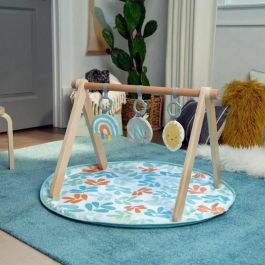 Ingenuity ITY0074451131224 Alfombra de juego Sun Valley con arco de madera y 3 juguetes extraíbles, plegable, desde el nacimiento Ingenuity ITY0074451131224 Alfombra de juego Sun Valley con arco de madera y 3 juguetes extraíbles, plegable, desde el nacimiento