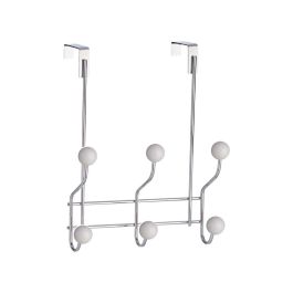 Percha para Puerta con 6 Ganchos - Blanco Berilo - 22.5x25x9 cm (24 Unidades) Percha para Puerta con 6 Ganchos - Blanco Berilo - 22.5x25x9 cm (24 Unidades)