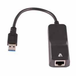 Adaptador Ethernet a USB V7 CBLUSB3RJ-1E Negro Precio: 19.49999942. SKU: S55018865