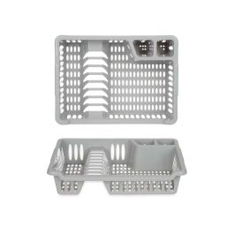 Escurreplatos Pequeño Gris Kinvara 40x29.5x8 cm, plástico plata (24 Unidades) Escurreplatos Pequeño Gris Kinvara 40x29.5x8 cm, plástico plata (24 Unidades)