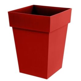 EDA Maceta toscana cuadrada mediana - 39 x 39 x H 53 cm - 51 L - Rojo rubí Precio: 39.69000013. SKU: B16W5XP492
