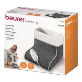 Beurer FW-20 Calienta Pies Cosy Gris Marengo Suave y Talla Grande Apto para Toda la Familia