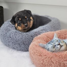 The Concept Factory Cama para Mascota Gris Mon Chat Mon Ch Diámetro 60 cm