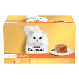 Purina Gourmet Gold Tartelette 48x85gr Alimento Completo para Gatos Adultos con Pollo, Pavo, Buey o Cordero y Verduras Precio: 60.7904. SKU: B12FHL3YVN