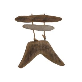 Decoracion Colgante Antique DKD Home Decor Natural 2.5 x 44 x 15 cm (6 Unidades)