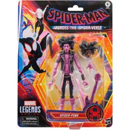 Hasbro Figura articulada Spider-Punk Across The Spider-Verse Spider-Man Marvel 15cm con accesorios