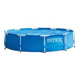 Intex Piscina Metal Frame Redonda 305x76cm 4485L Sin Depuradora para Niños y Adultos