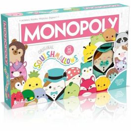 Winning Moves WIN1698138891204 Monopoly Squishmallows: Juego de Mesa que Incluye Peluches Squishmallows