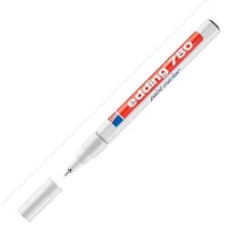Edding Marcador Permanente 780 Blanco - Punta Fina 0.8mm - Uso Universal - Tinta Permanente - Para Todas las Superficies - Pack 10 Unidades (10 Unidades) Precio: 32.99000023. SKU: S8421346