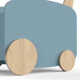 Demeyere DEM3397704291634 Carro de almacenamiento con ruedas FIRMIANA, Estilo escandinavo, Azul tormenta y madera natural, 49,8 x 35 x 52,5 cm Demeyere DEM3397704291634 Carro de almacenamiento con ruedas FIRMIANA, Estilo escandinavo, Azul tormenta y madera natural, 49,8 x 35 x 52,5 cm