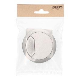 Micel Tapón pasacables TPC01 90620 Ø60 x 22 mm Plata Blister ABS