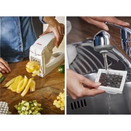 Leifheit Cortador de papas fritas y verduras Copa-Fries con 2 tamaños (10mm y 12mm) | Rejillas extraíbles y diseño ergonómico Leifheit Cortador de papas fritas y verduras Copa-Fries con 2 tamaños (10mm y 12mm) | Rejillas extraíbles y diseño ergonómico