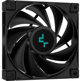 DeepCool AK400 ZERO DARK PLUS Refrigerador de aire para CPU, 12cm, 500-1650 RPM, Negro, Sockets AM4/AM5/LGA1700