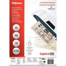 Fellowes 100144250 Pack 500 Fundas Plastificar A3 Brillo 125 Micras 303x426 MM Precio: 134.50000025. SKU: B199BSP4PZ