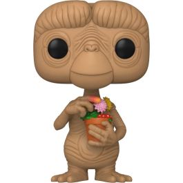 FUNKO POP! E.T. El Extraterrestre 40 Aniversario E.T. con Flores - Figura de Vinilo 9cm