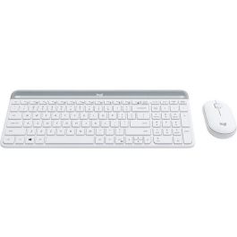 Logitech MK470 Combo Teclado y Ratón Inalámbrico Ultra-Fino Silencioso Teclas Perfil Bajo Ratón 90% Reducción Ruido Batería Larga