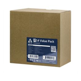 ARCTIC Ventilador 14CM P14 Pack 5 Unidades 1700 RPM 72,8 CFM Negro