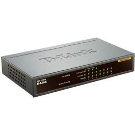 D-Link DES-1008PA Switch Fast Ethernet de 8 puertos | 4 puertos PoE Metálico No Administrado | Ideal para Redes Pequeñas
