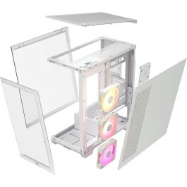 Corsair 3500X LINK RGB Caja Gaming Midi Tower ATX Blanco con Panel de Vidrio Templado