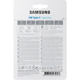 Samsung MUF-128DA/APC Pendrive USB Flash Drive 128GB USB 3.1 Tipo-C hasta 400MB/s Lectura Mystic Blue, Resistente al Agua y Golpes