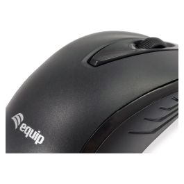 Equip Ratón Óptico Compact Life USB 1000DPI Plug and Play Ambidiestro