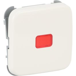 Busch-Jaeger 2CKA001731A0900 Wippe rote Kalotte *alpinweiss* Blanco Termoplástico Brillante