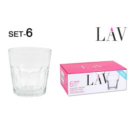 Lav Set 6 Vasos Vino 200cc Colección Aras (8 Cajas) Precio: 39.49999988. SKU: B1D94L6G98