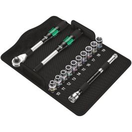 Wera 8006 SC 1 Zyklop Hybrid - Juego de Llaves de Tubo con Mango de Carraca 1/2", Resistente a la Corrosión, Negro/Cromo/Verde Precio: 230.50000028. SKU: B13269CWFT
