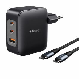 Cargador de Pared INTENSO GaN W100ACC Negro 100 W